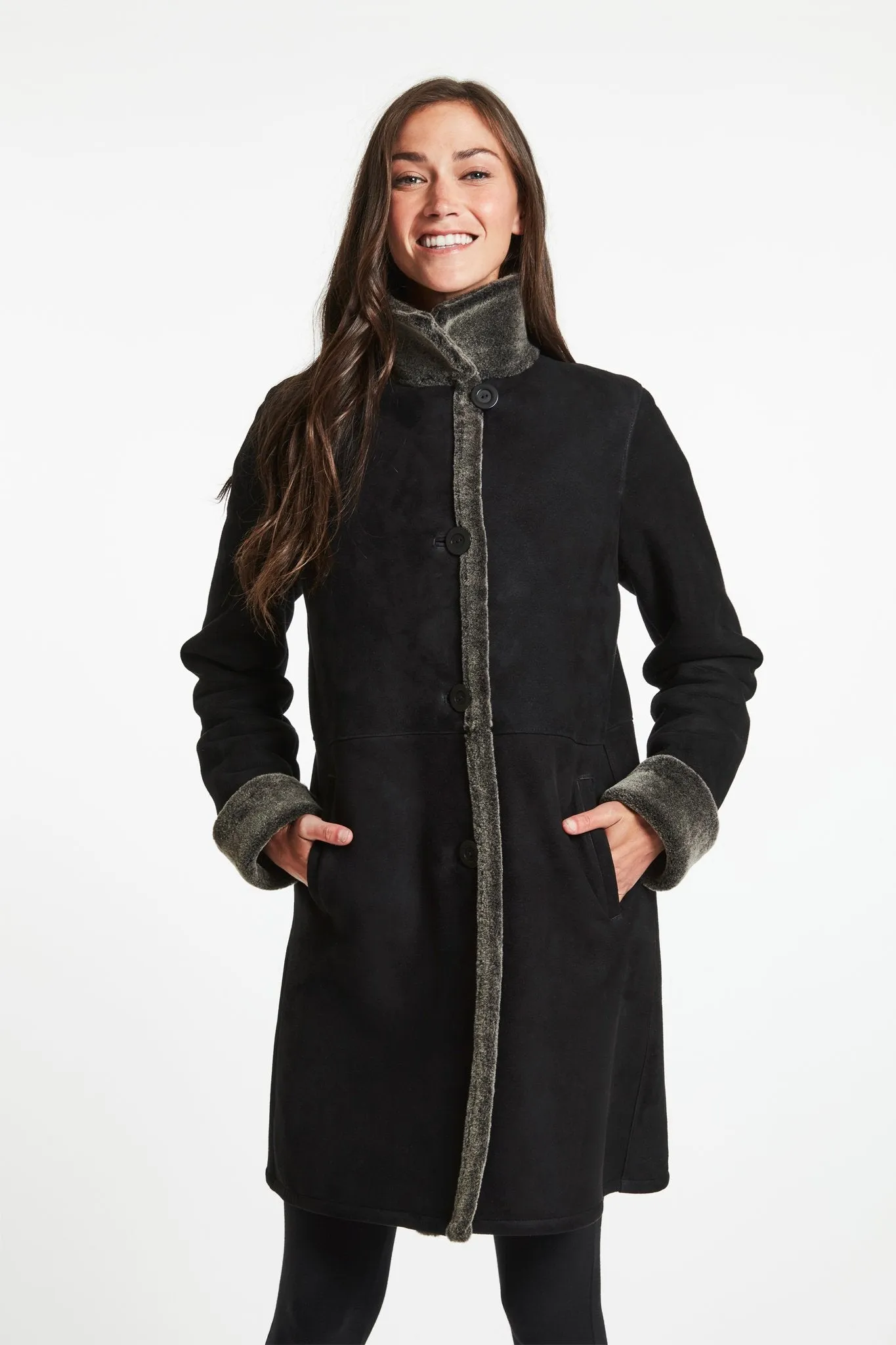 #3180 Classic Spanish Merino Shearling Coat