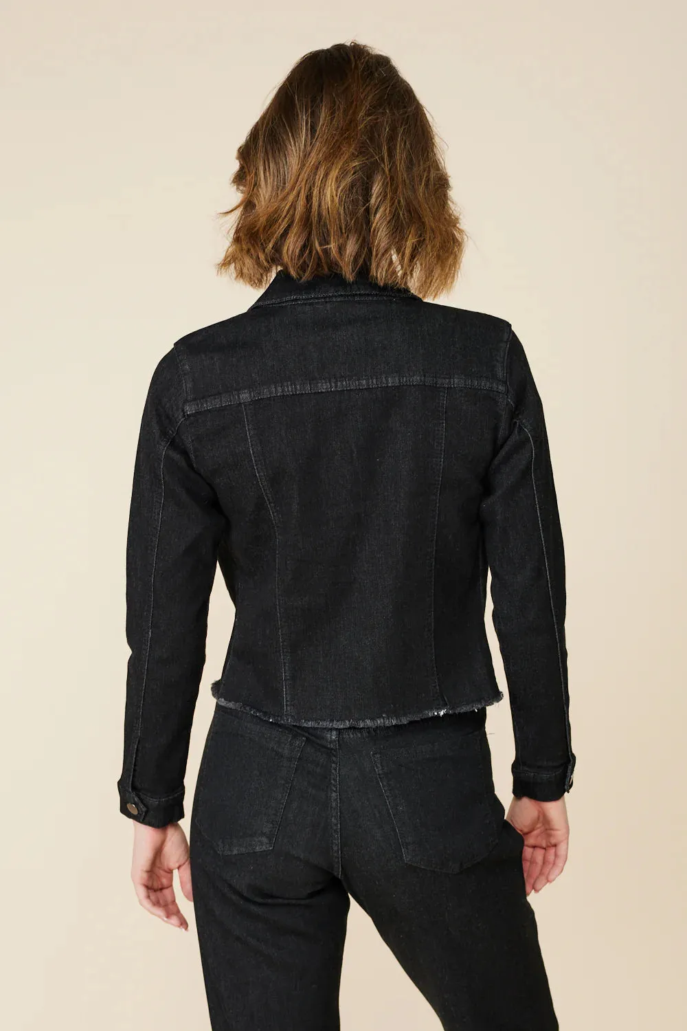 ADRIFT CROPPED DENIM JACKET