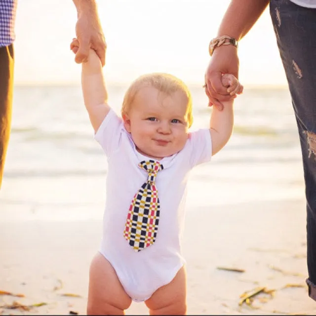 Baby Bow Ties for Noah's Boytique Build a Bodysuit - Snap On Bow Ties - Bow Ties for Babies - Bow Tie Outfit - Bowtie - Black - Satin