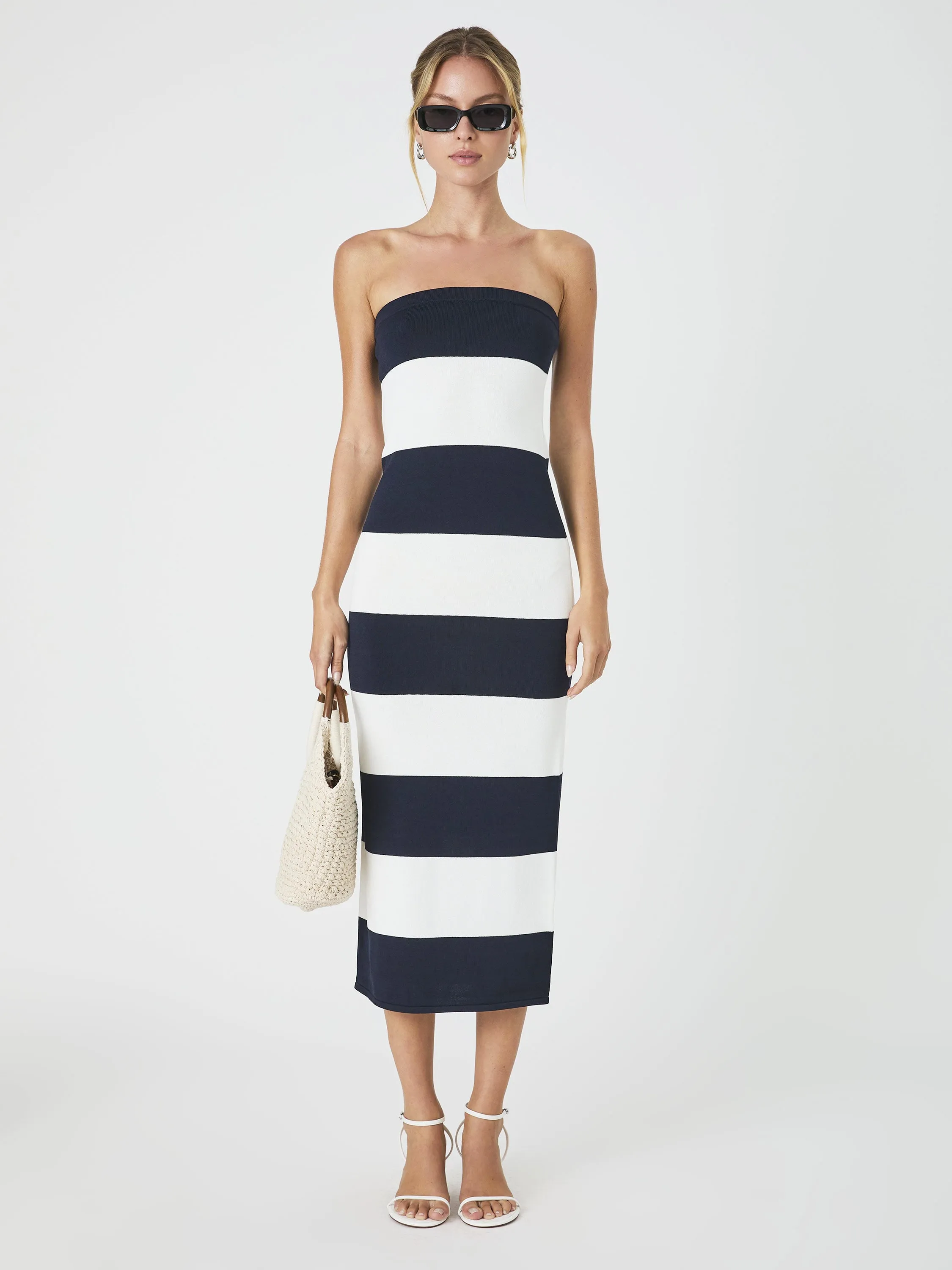 Bodycon Knit Midi Tube Dress