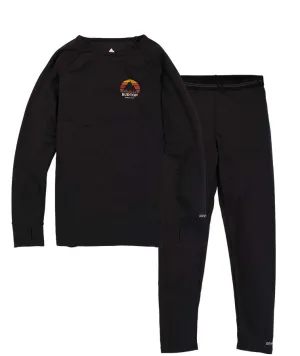 Burton Kids' Lightweight Base Layer Set - True Black 2022