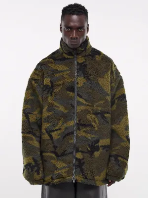 Camo Fleece Jacket (UA65JA930G-GREEN-CAMO)