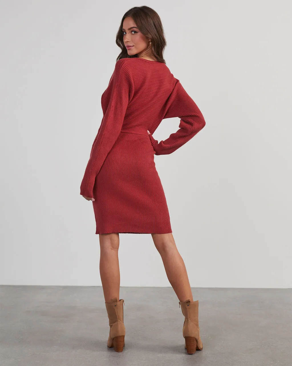 Constance Bodycon Mini Sweater Dress