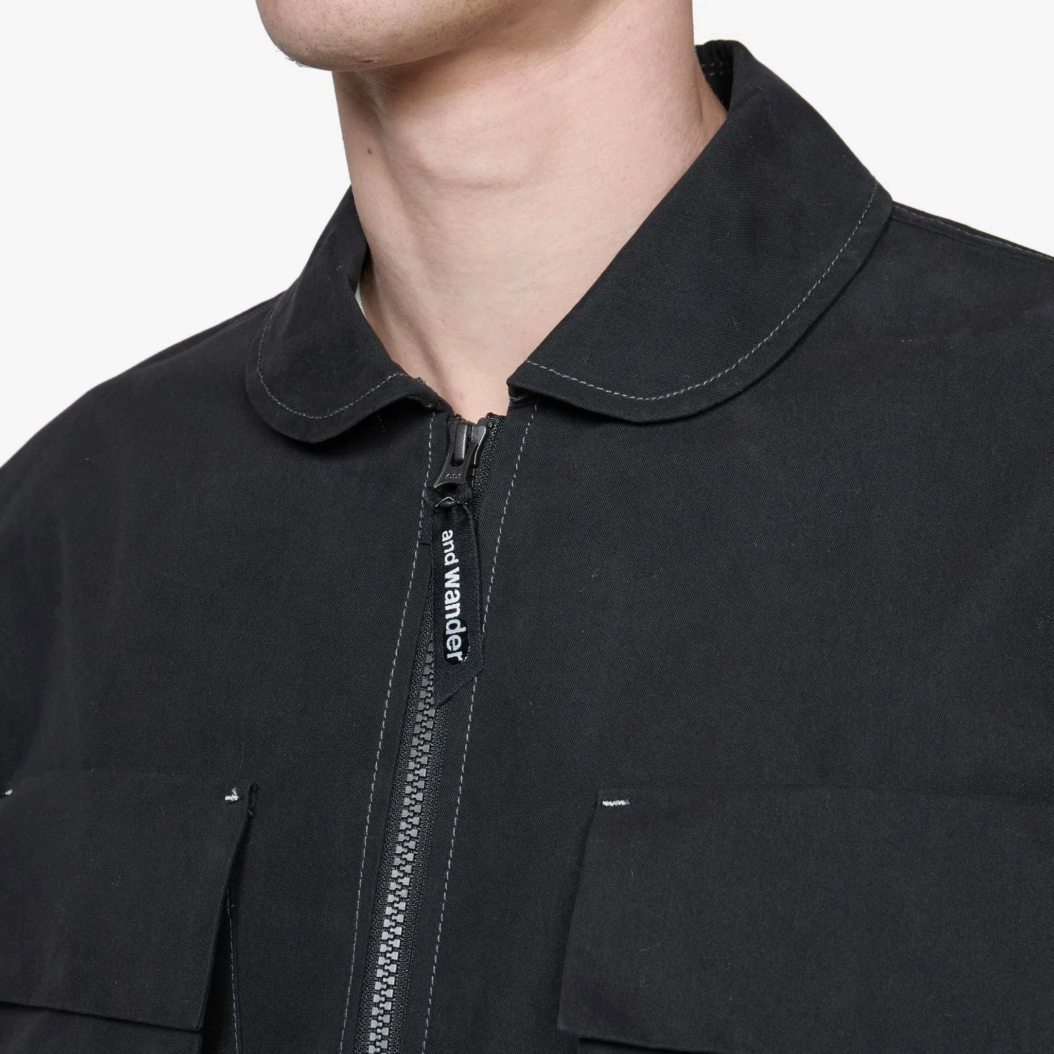 C/PE Twill Field Jacket Black