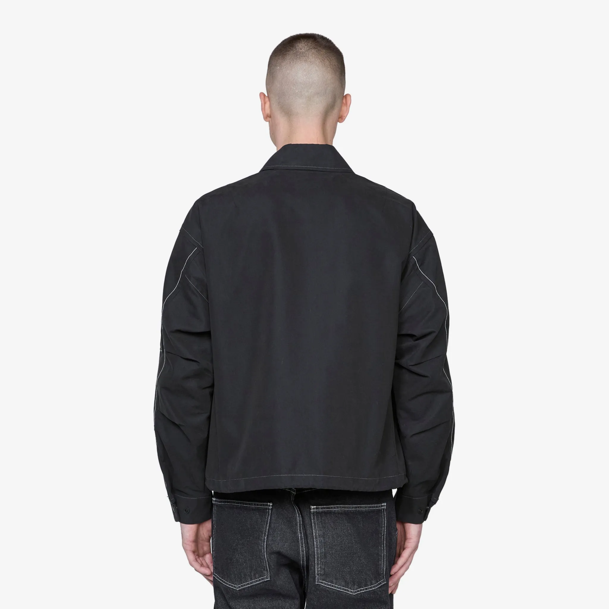 C/PE Twill Field Jacket Black