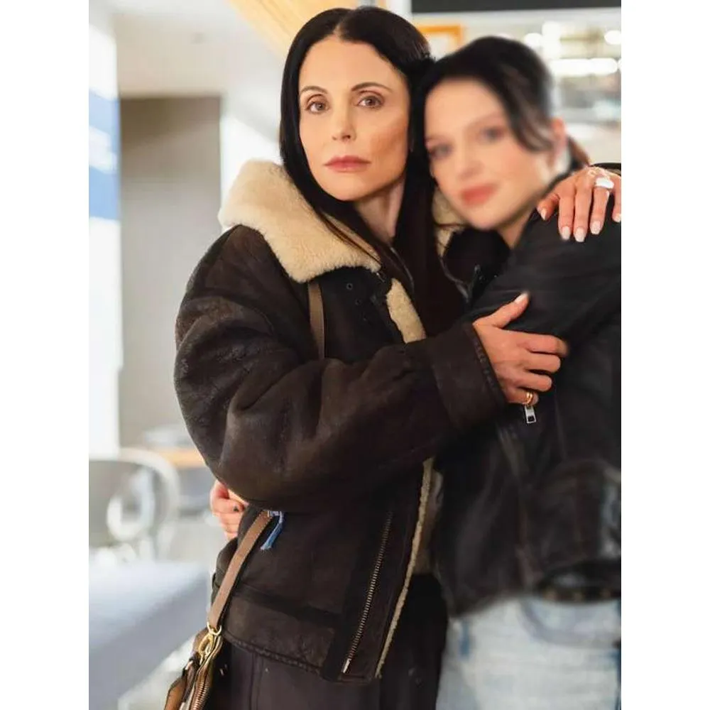 Danger In The Dorm Bethenny Frankel Shearling Jacket