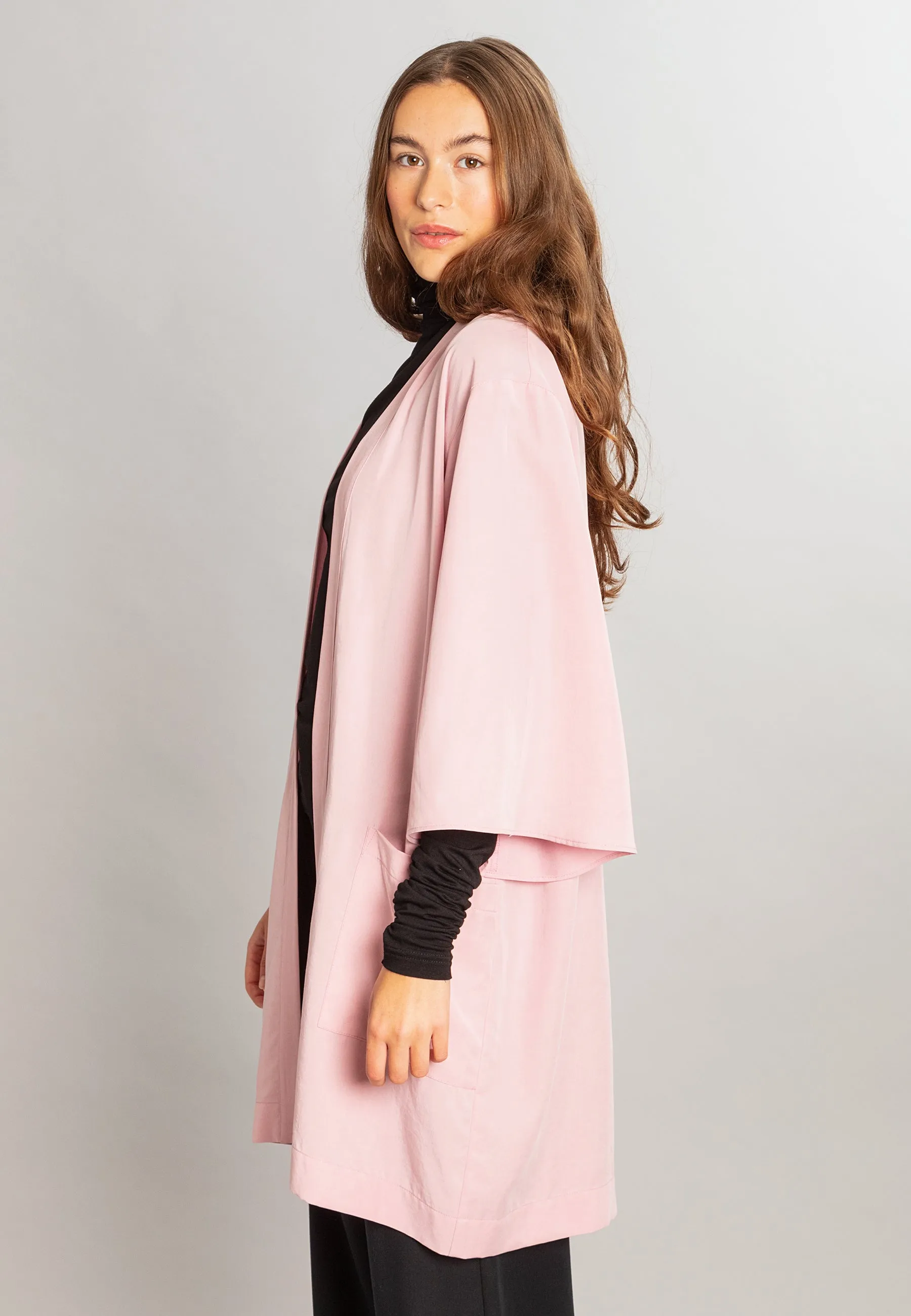 Erika Robe Jacket Peony Pink