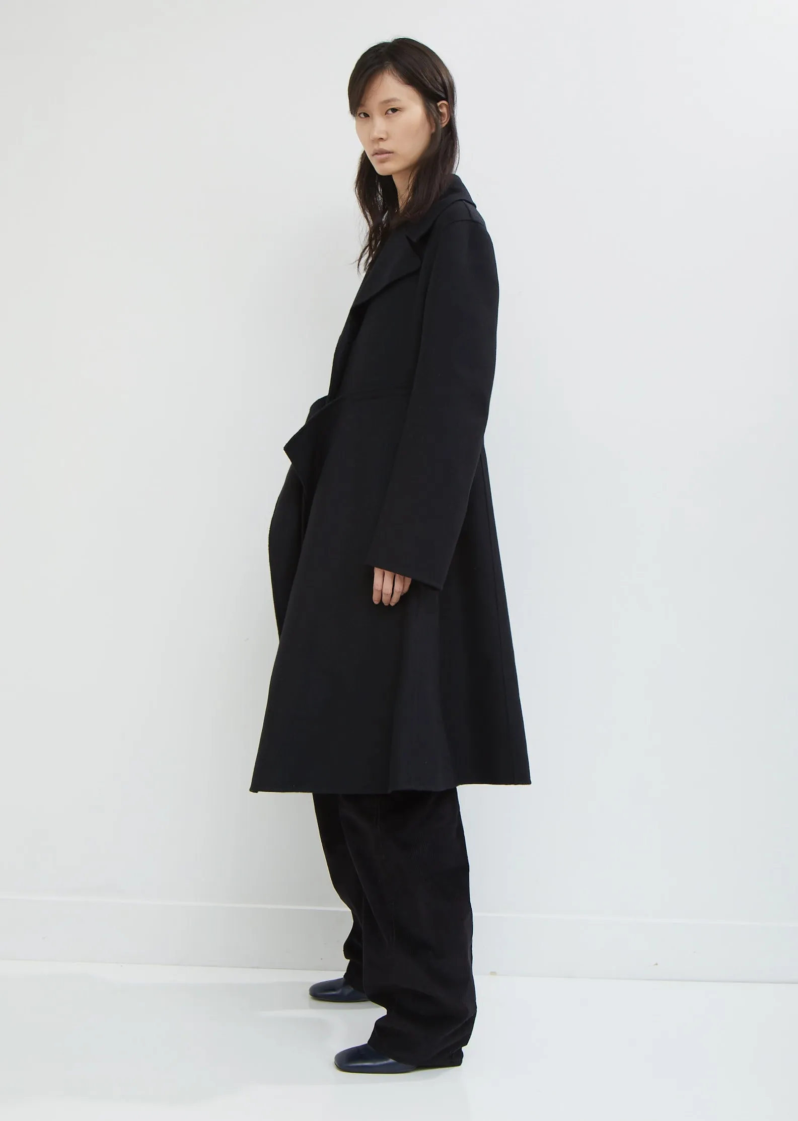 Felted Double Wool Coat