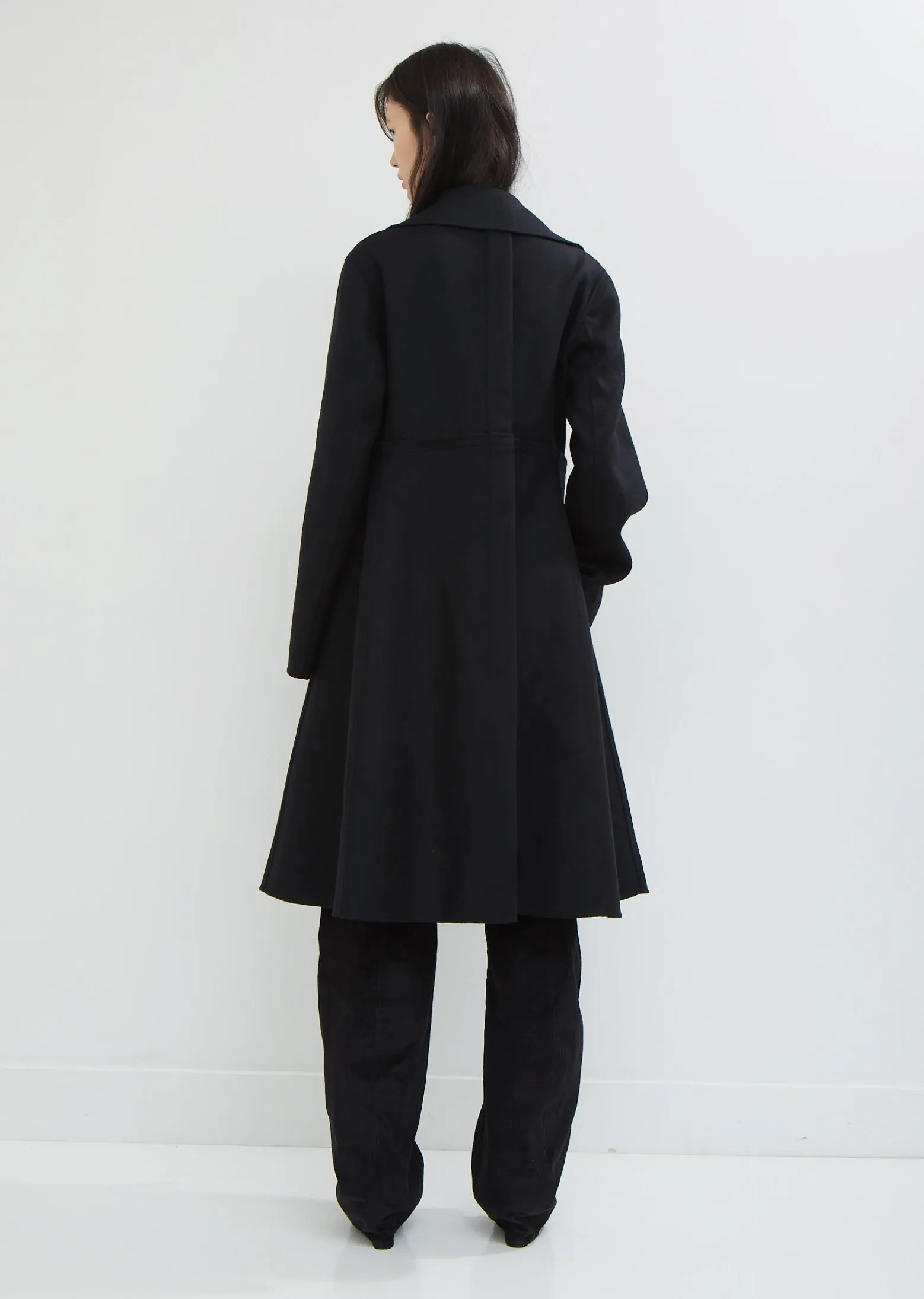 Felted Double Wool Coat