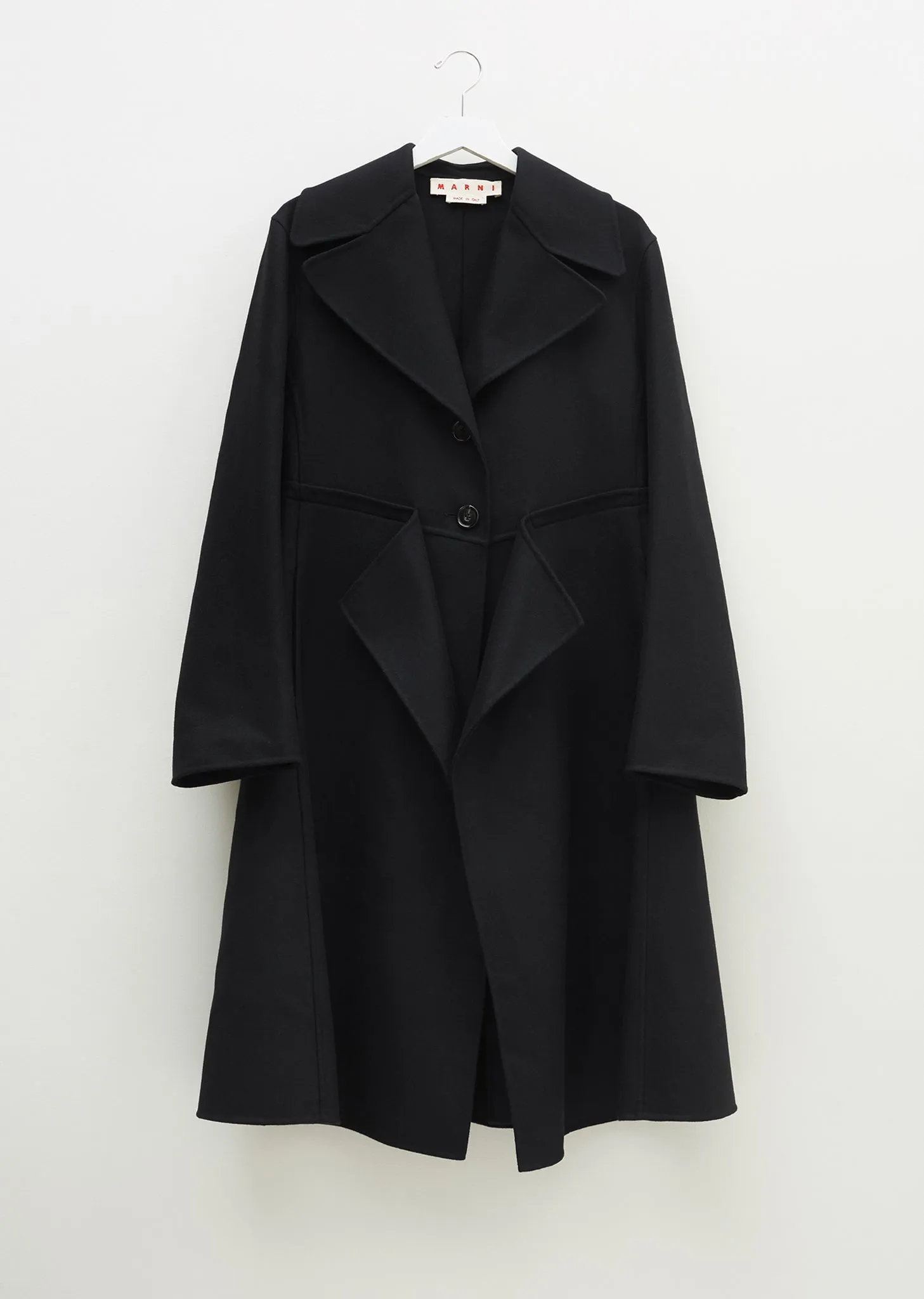 Felted Double Wool Coat