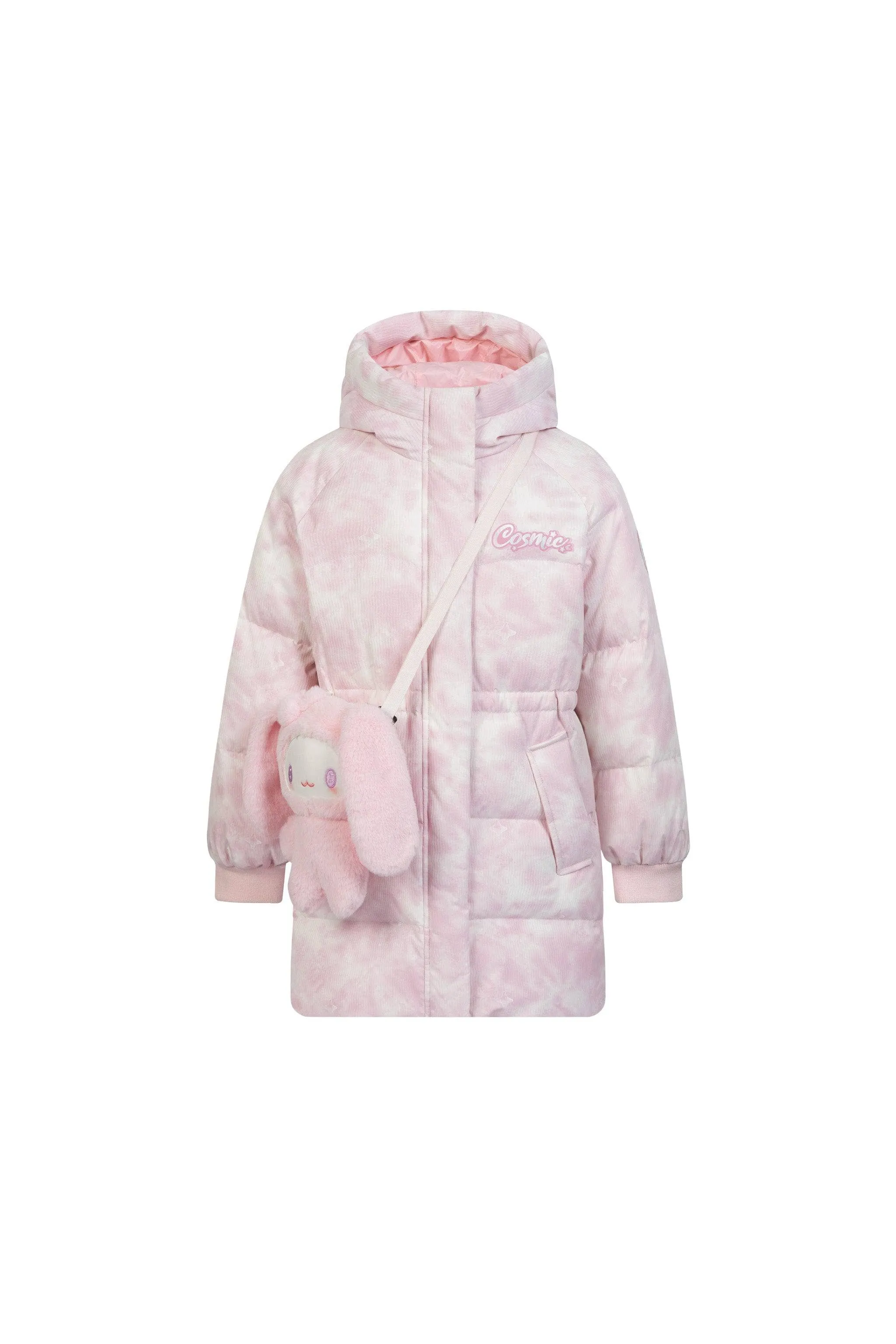 Girl's Floppy Bunny Down Coat