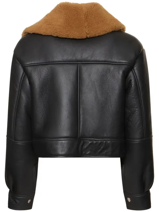 Giuseppe Di Morabito   Shearling biker jacket 