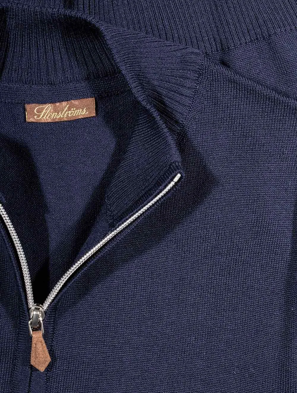 Half Zip Jumper Blue