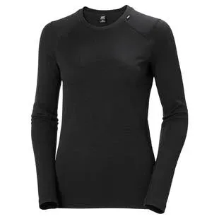 Helly Hansen W Lifa Merino Midweight Crew Black