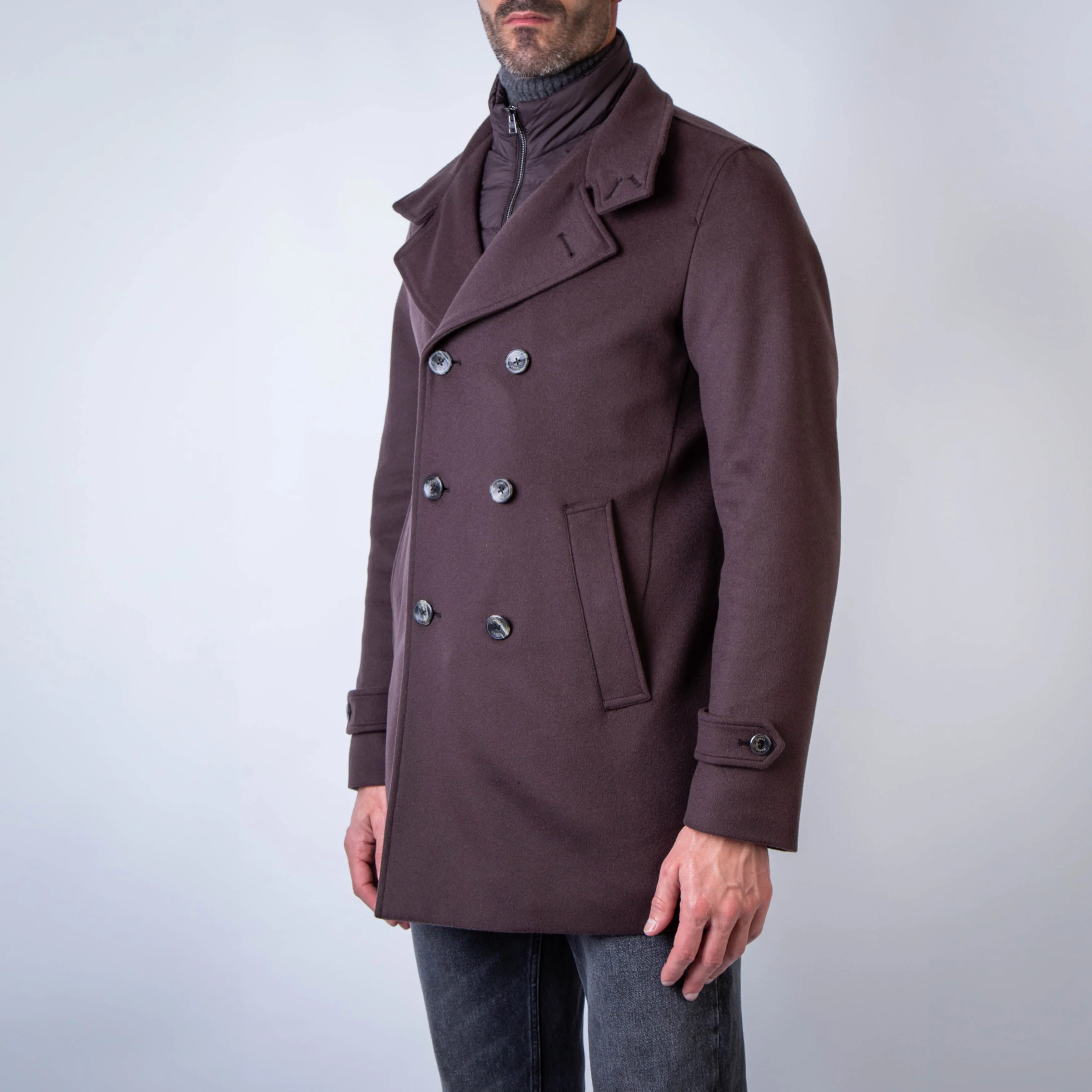 HERNO COAT PE000036U-33318 8993 BROWN