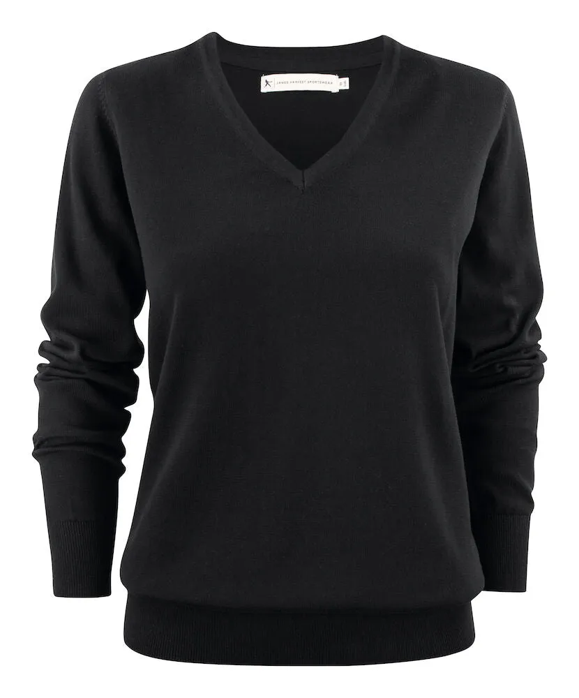 James Harvest Ashland Women's V-Neck Sweater (JH125W)