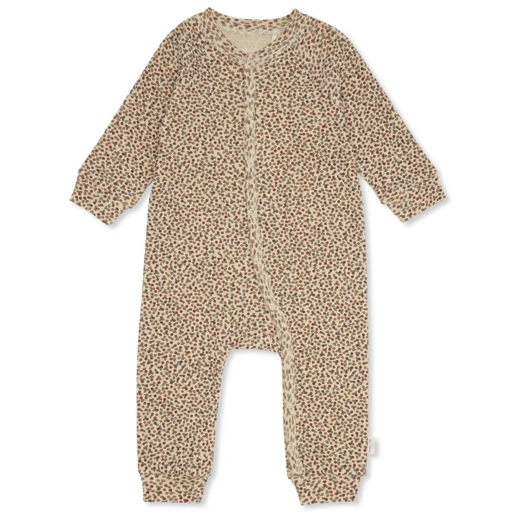 Konges Sløjd Newborn Onesie Playsuit Rosarie Red