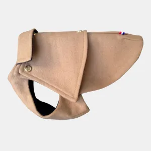 Luxury Dog Coat Camel Wool from Paris, France