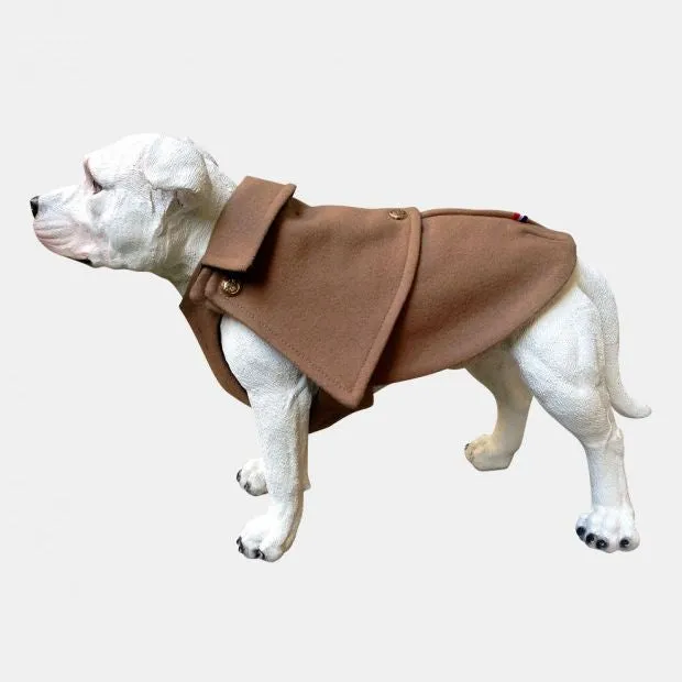 Luxury Dog Coat Camel Wool from Paris, France