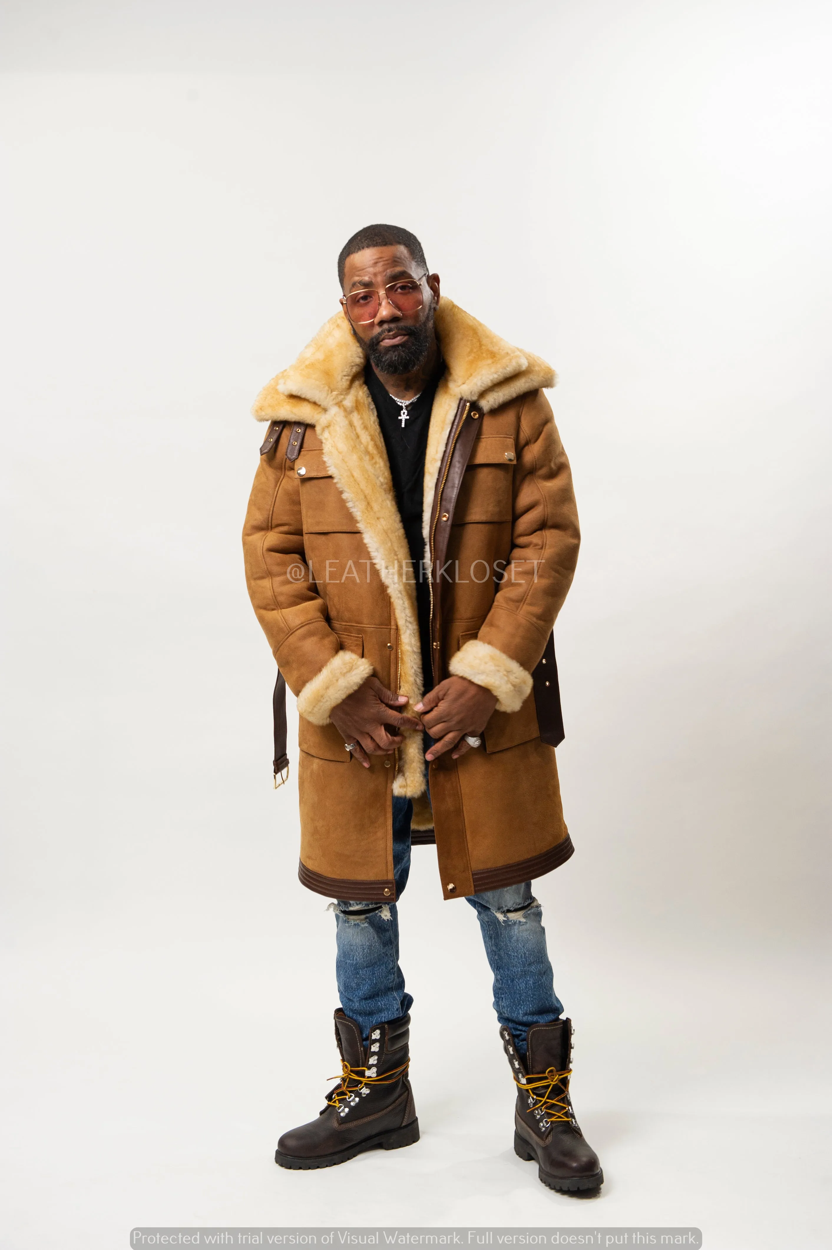 Men's Milan Sheepskin Shearling Coat