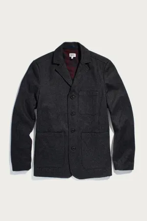 Nate Chore Blazer / Onyx Wool