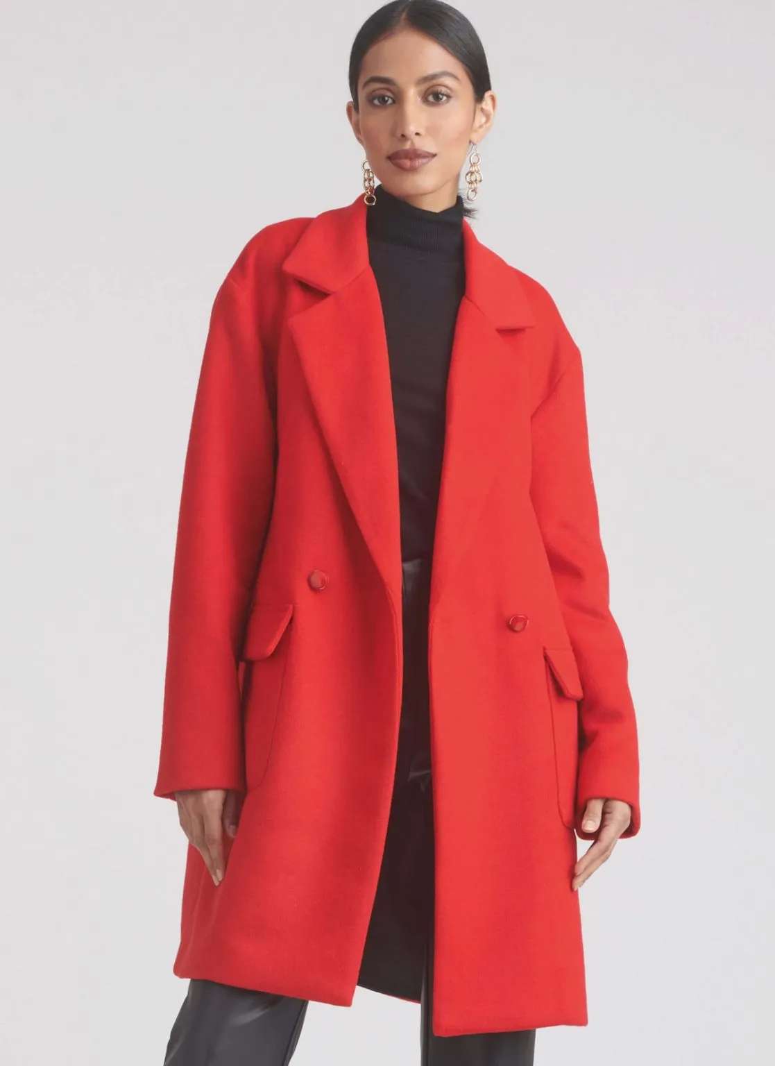 Pattern - Simplicity - S9854 - Misses’ Lined Coat for American Sewing Guild