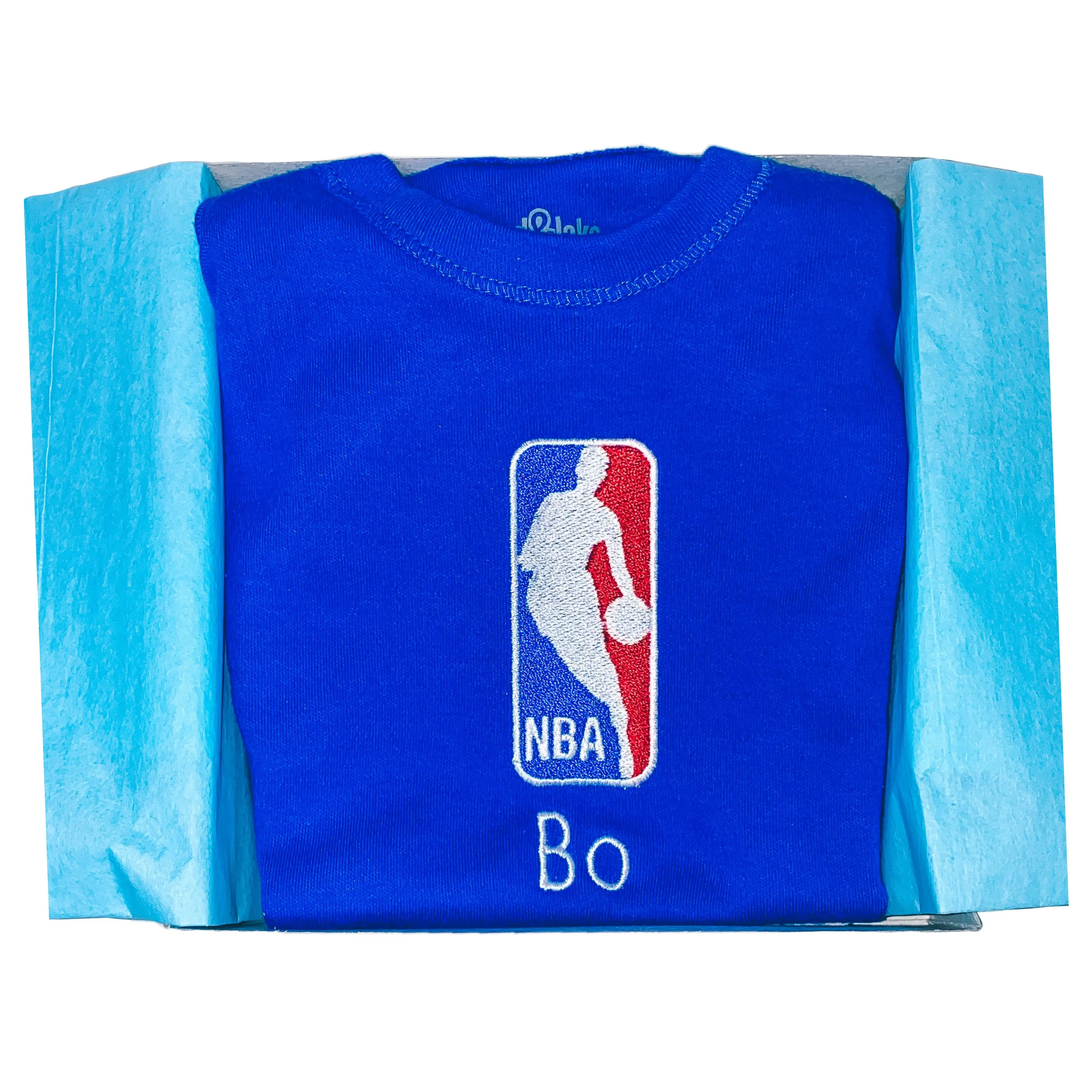 Personalized NBA Logoman Bodysuit