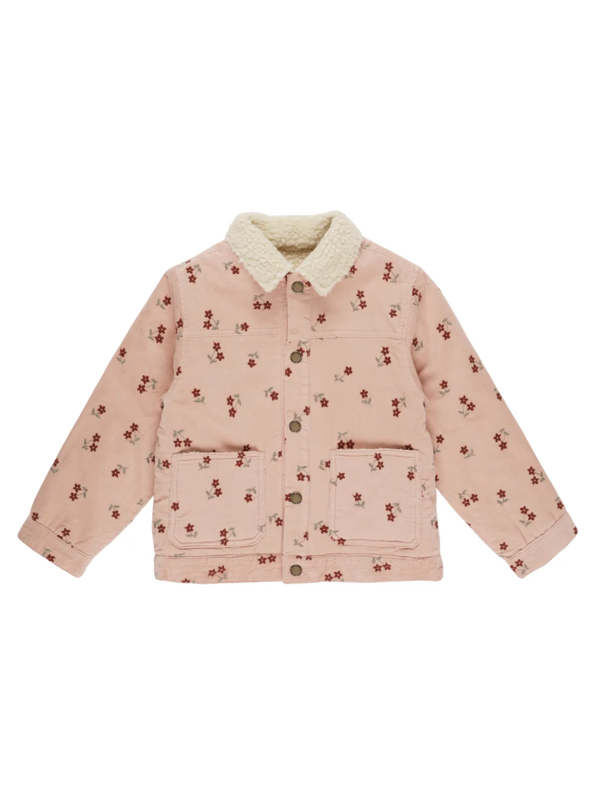 Rylee & Cru Corduroy Jacket, Blossom Embroidery