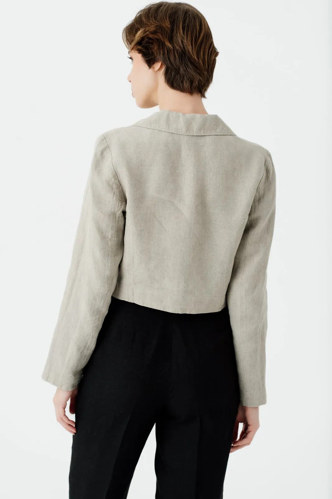 Stella Jacket, Natural Linen