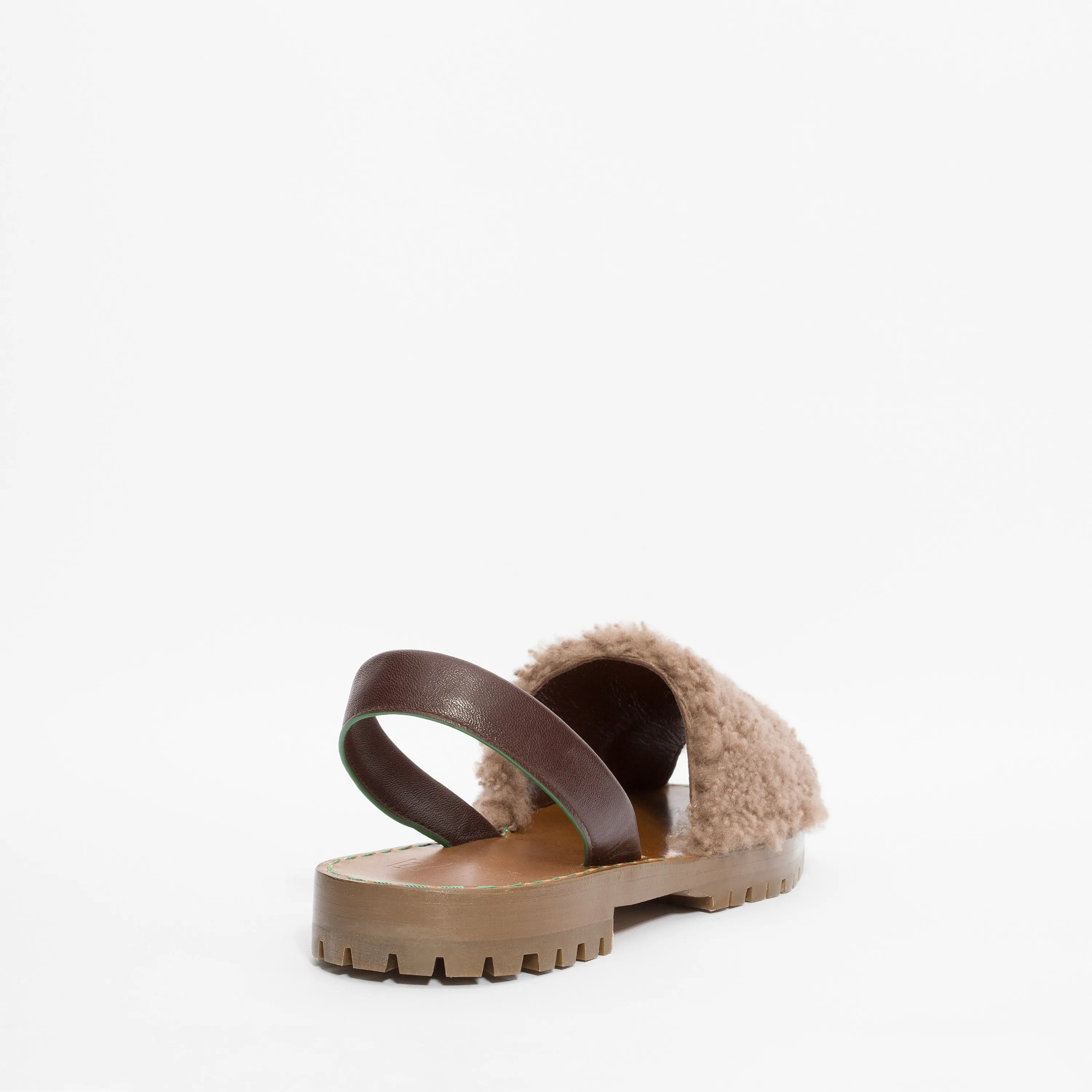 Teddy Shearling Goya Slide