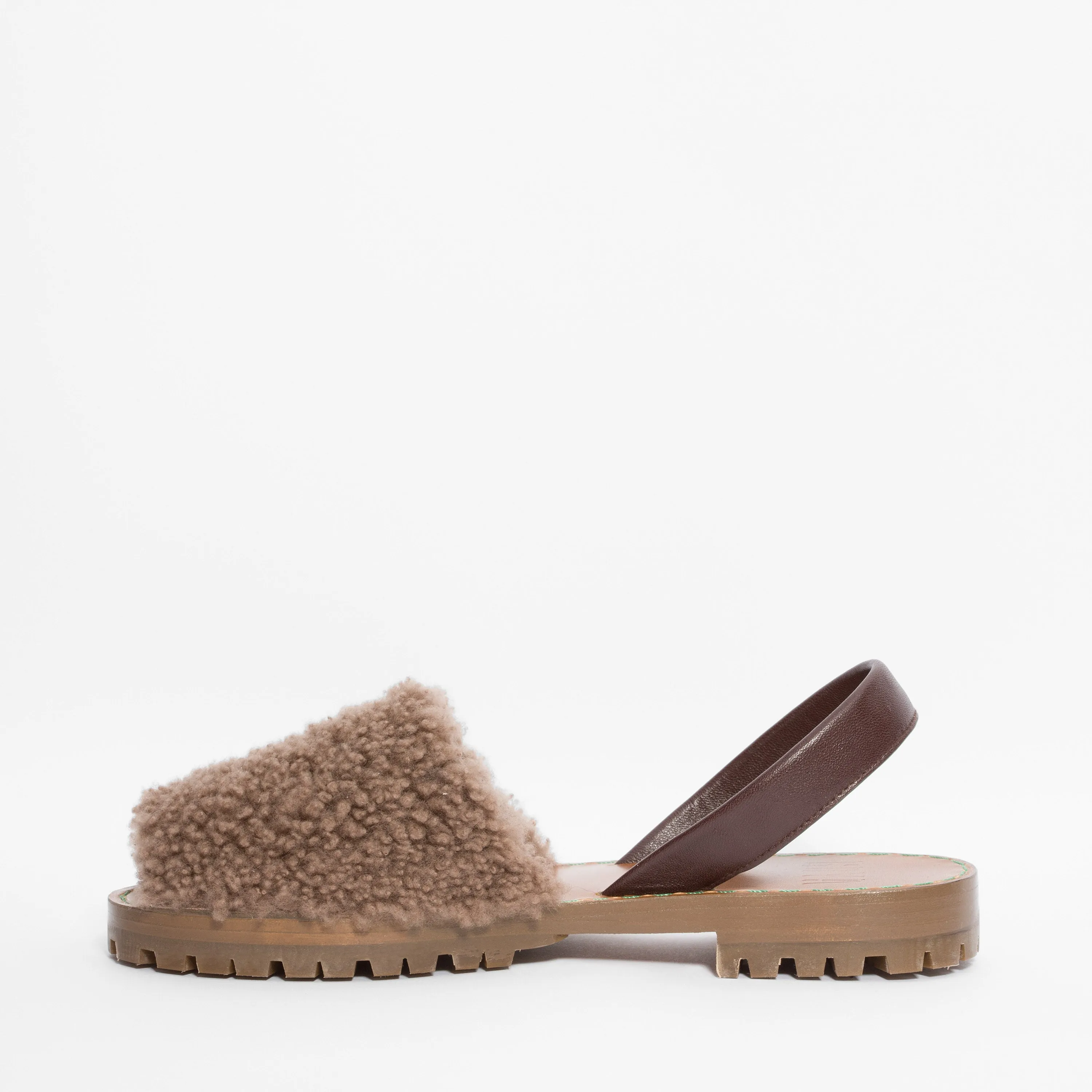 Teddy Shearling Goya Slide