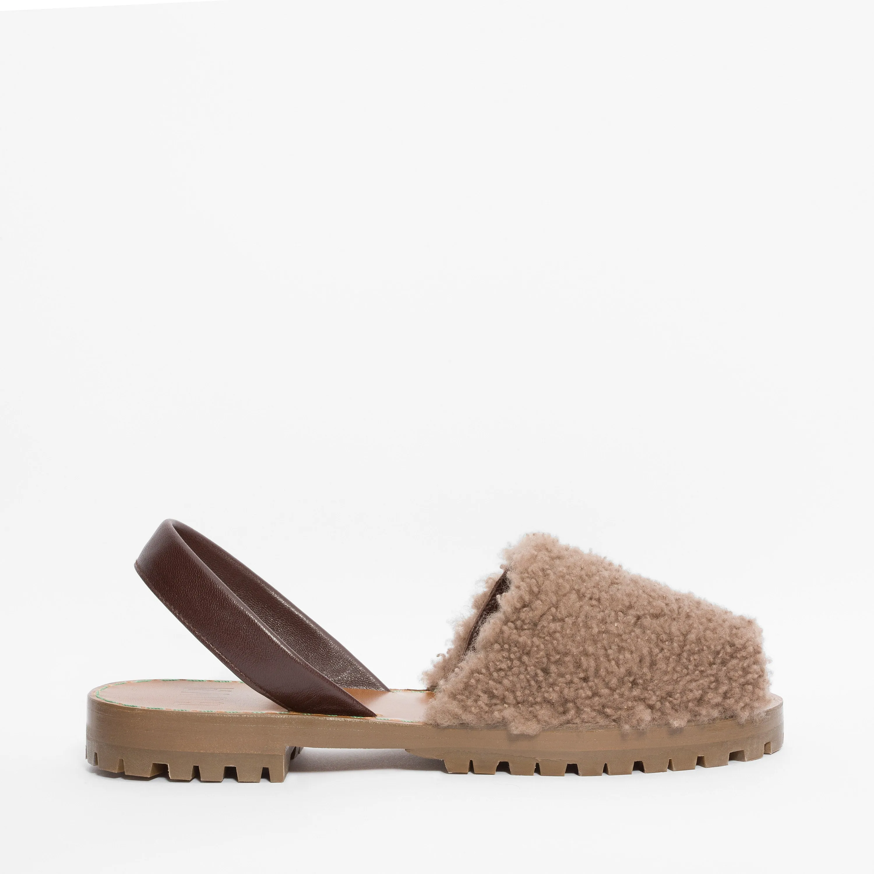 Teddy Shearling Goya Slide