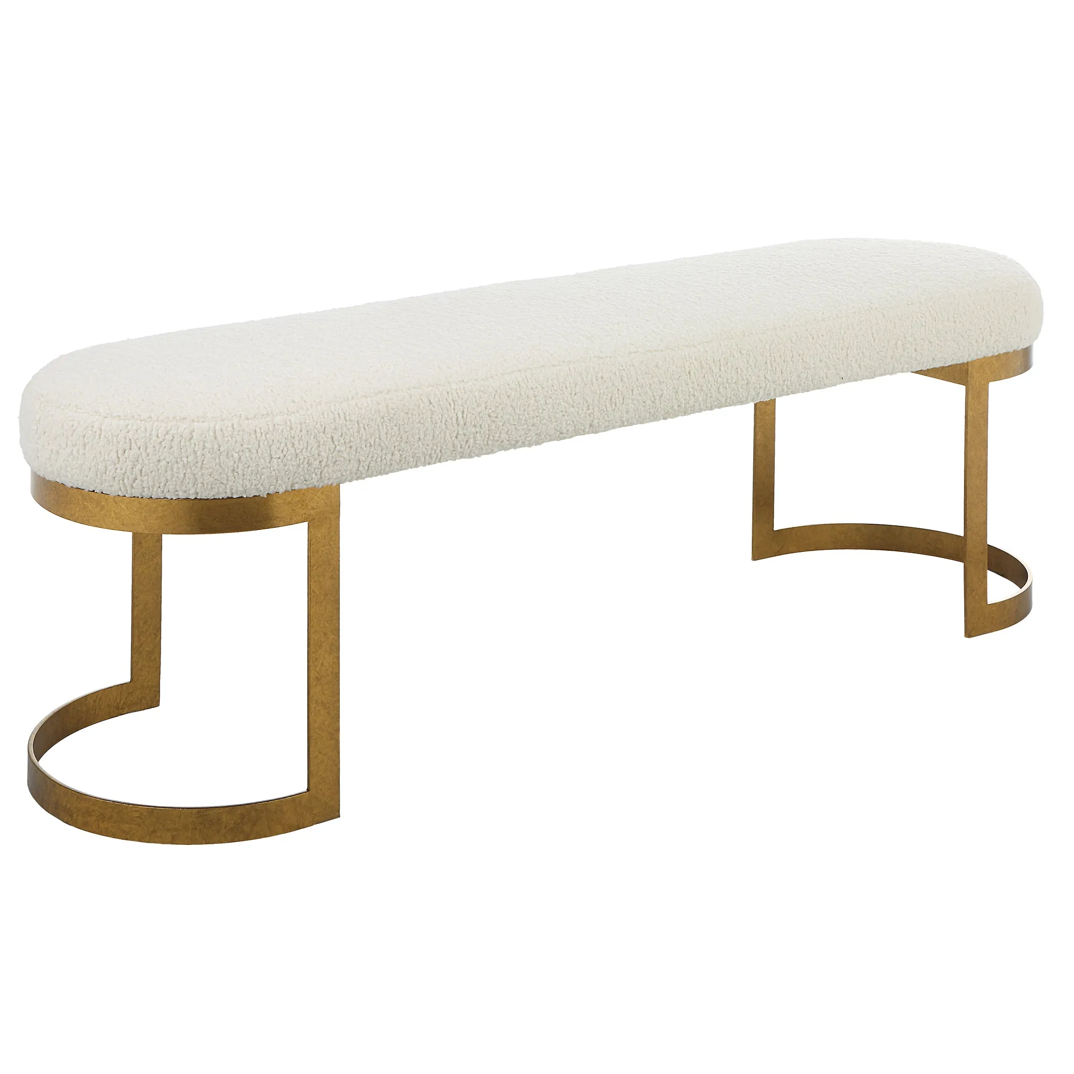 Uttermost Infinity Gold Bench