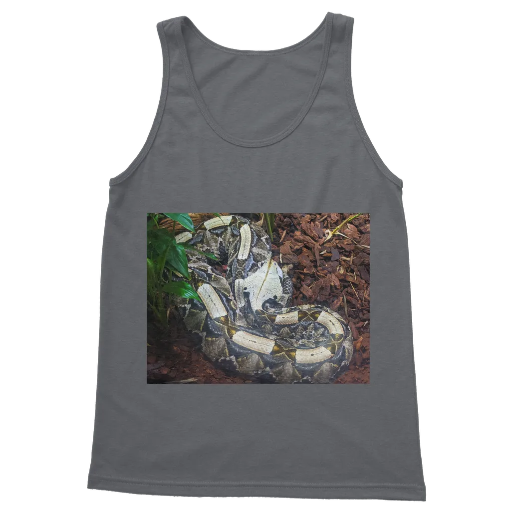 White Snake Classic Adult Vest Top