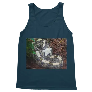 White Snake Classic Adult Vest Top