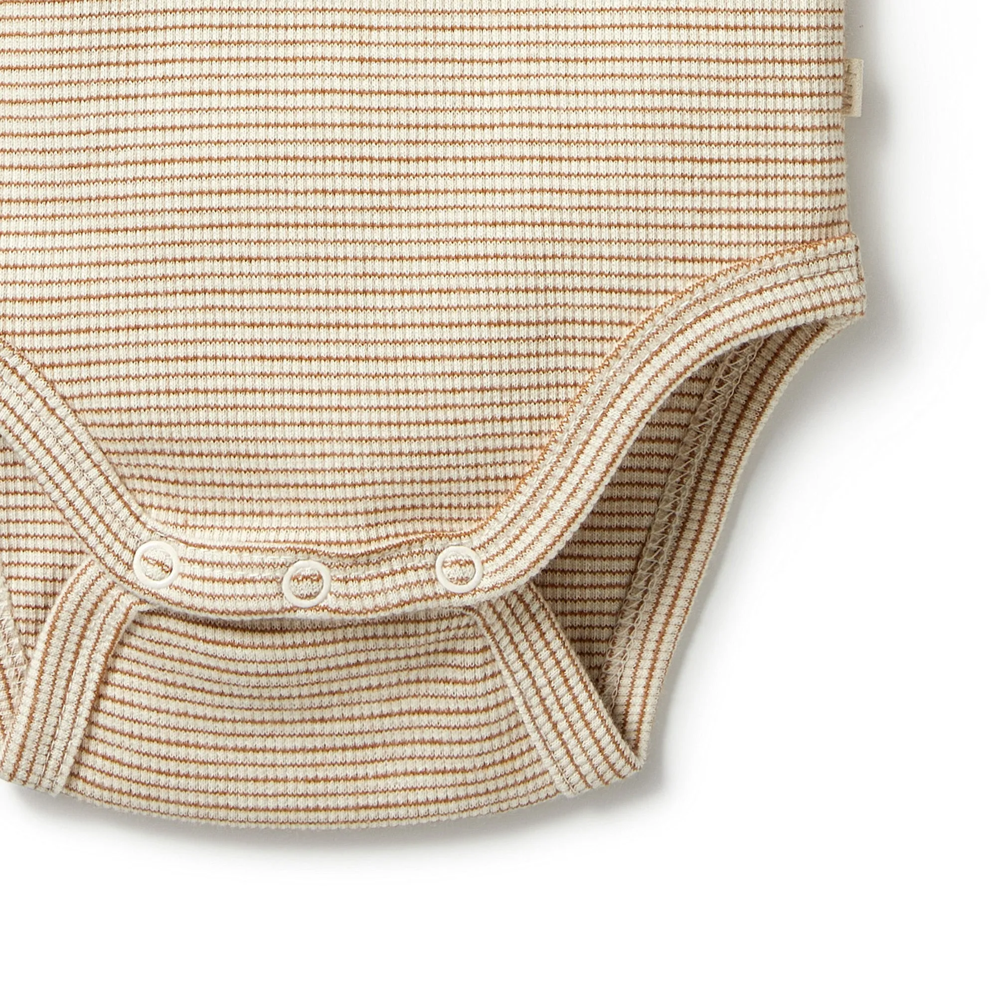 WILSON & FRENCHY RIB ENVELOPE BODYSUIT SPICE