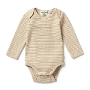 WILSON & FRENCHY RIB ENVELOPE BODYSUIT SPICE