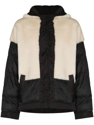 WL182V Ember shearling panelled jacket