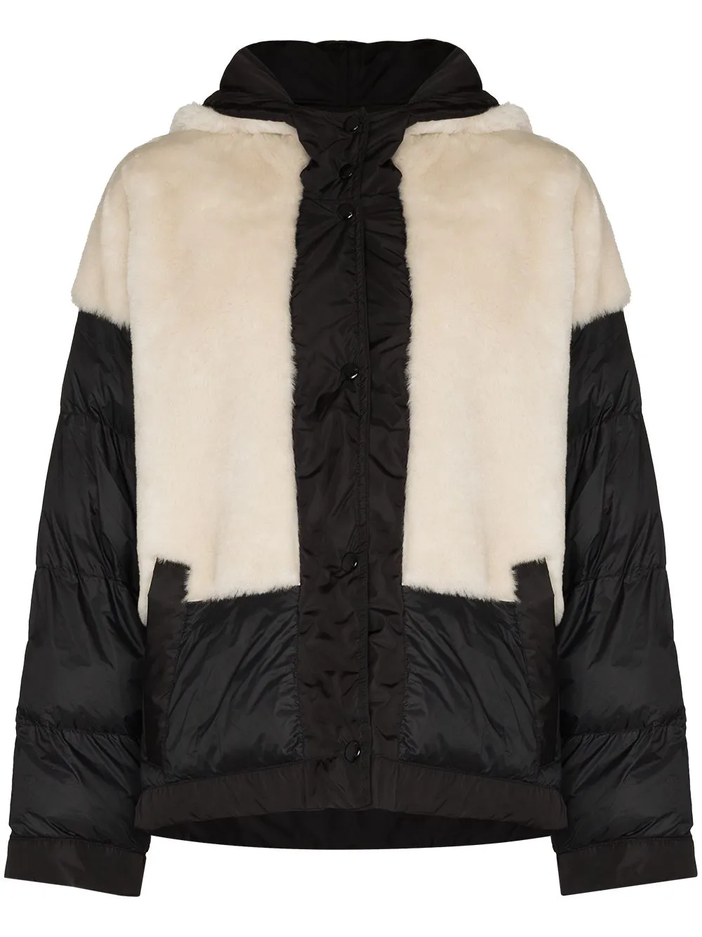 WL182V Ember shearling panelled jacket