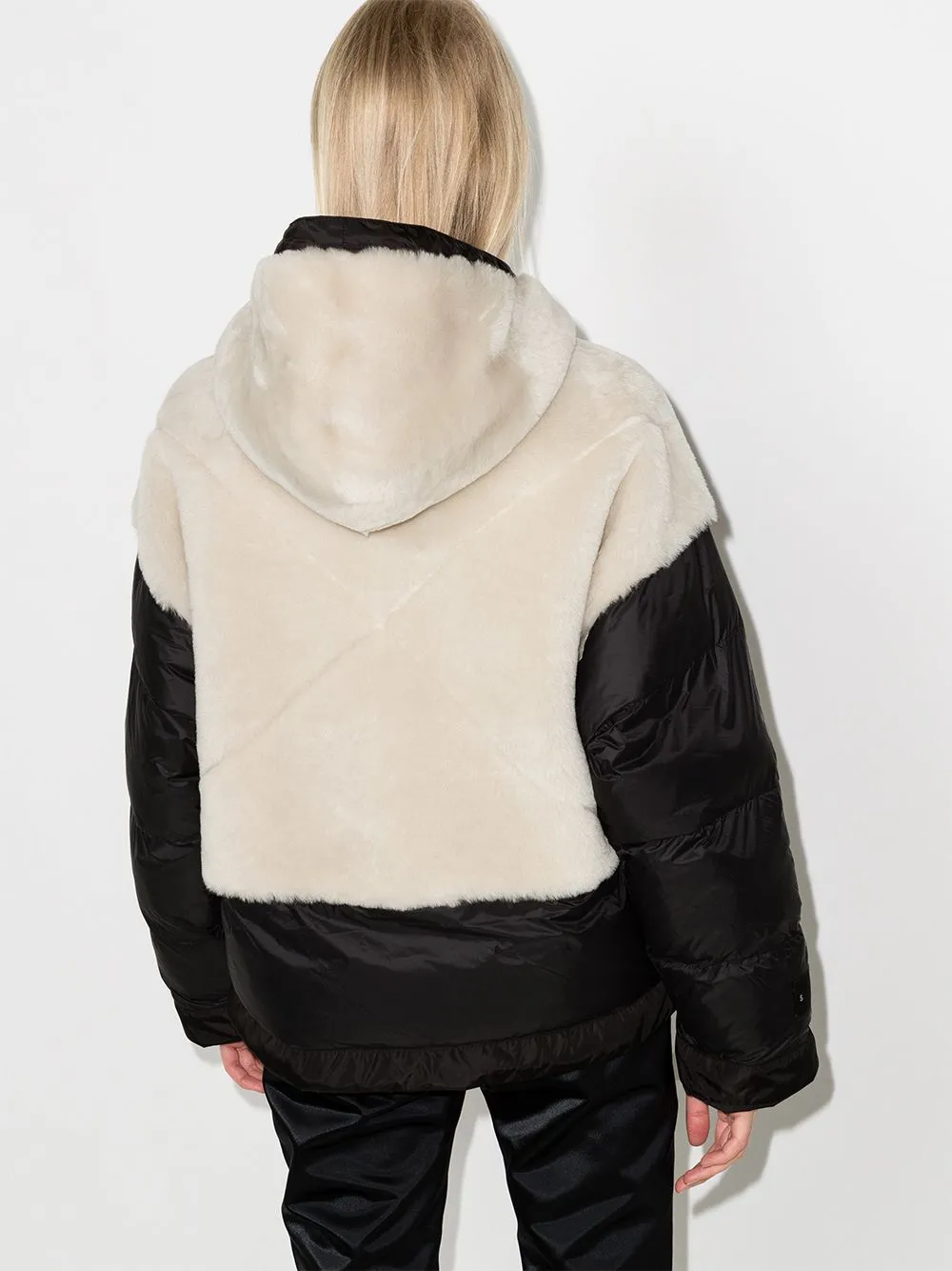 WL182V Ember shearling panelled jacket