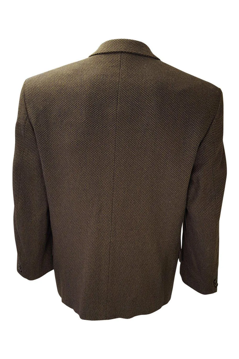 YVES SAINT LAURENT Vintage Brown Wool Blend Single Breasted Blazer Jacket (M)