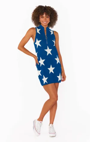 Zoe Zip Dress - Stars